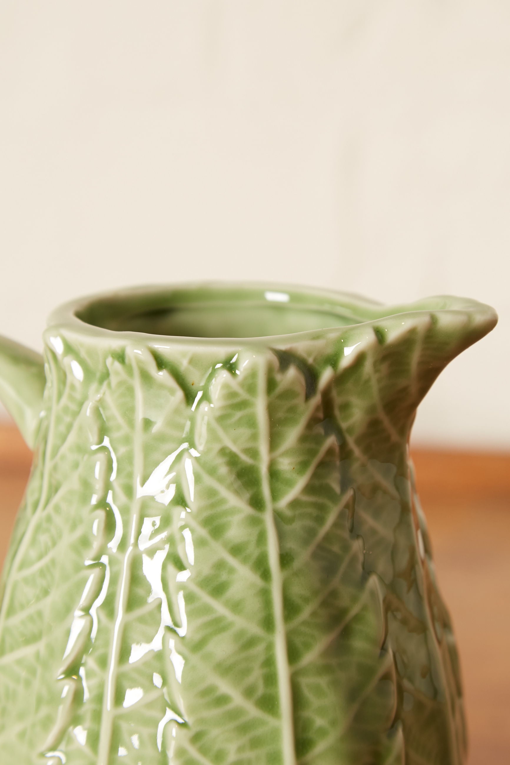 Fern Embossed Jug - Detail 1