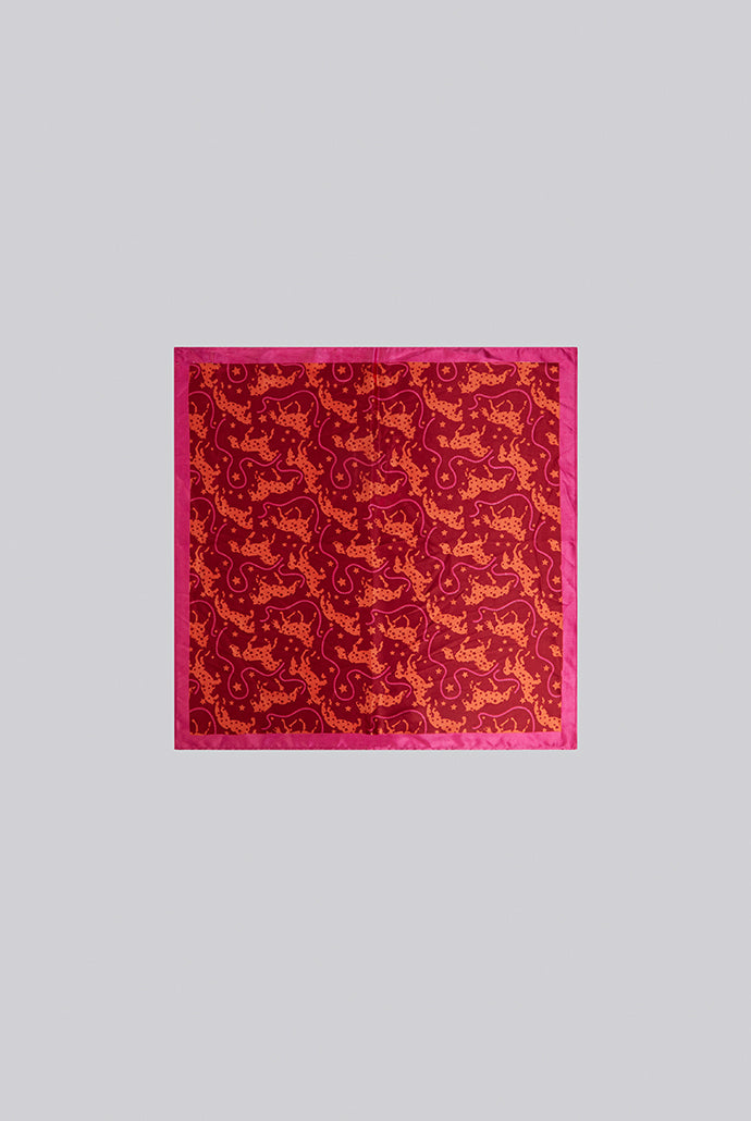 Louche Horse Scarf - Pink