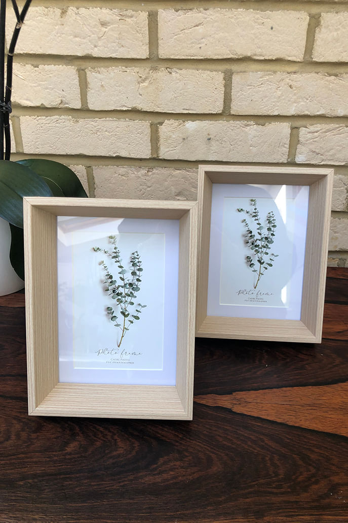 Pair Wooden Photo Frames