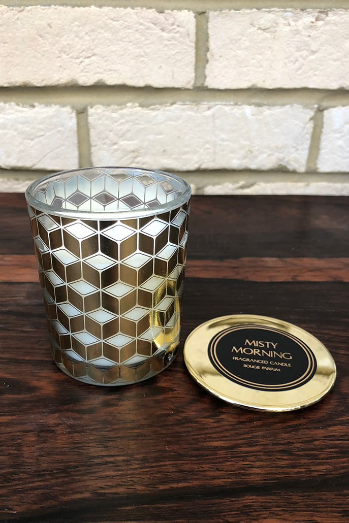 Chevron Deco Candle