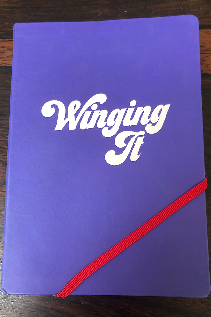 Winging It A5 Ruled Notebook