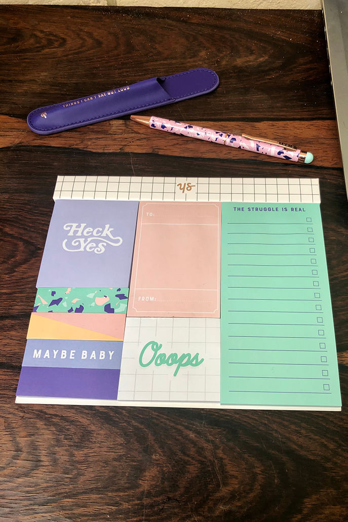 Heck Yes Sticky Notes
