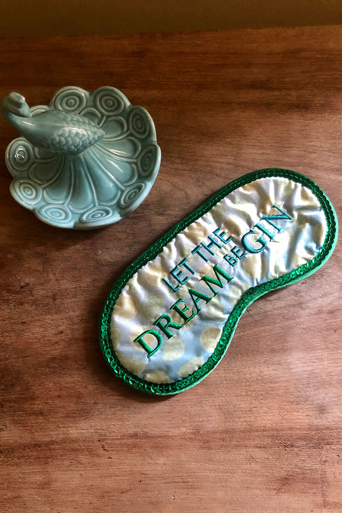 Let The Dream Be Gin Eye Mask - Detail 1