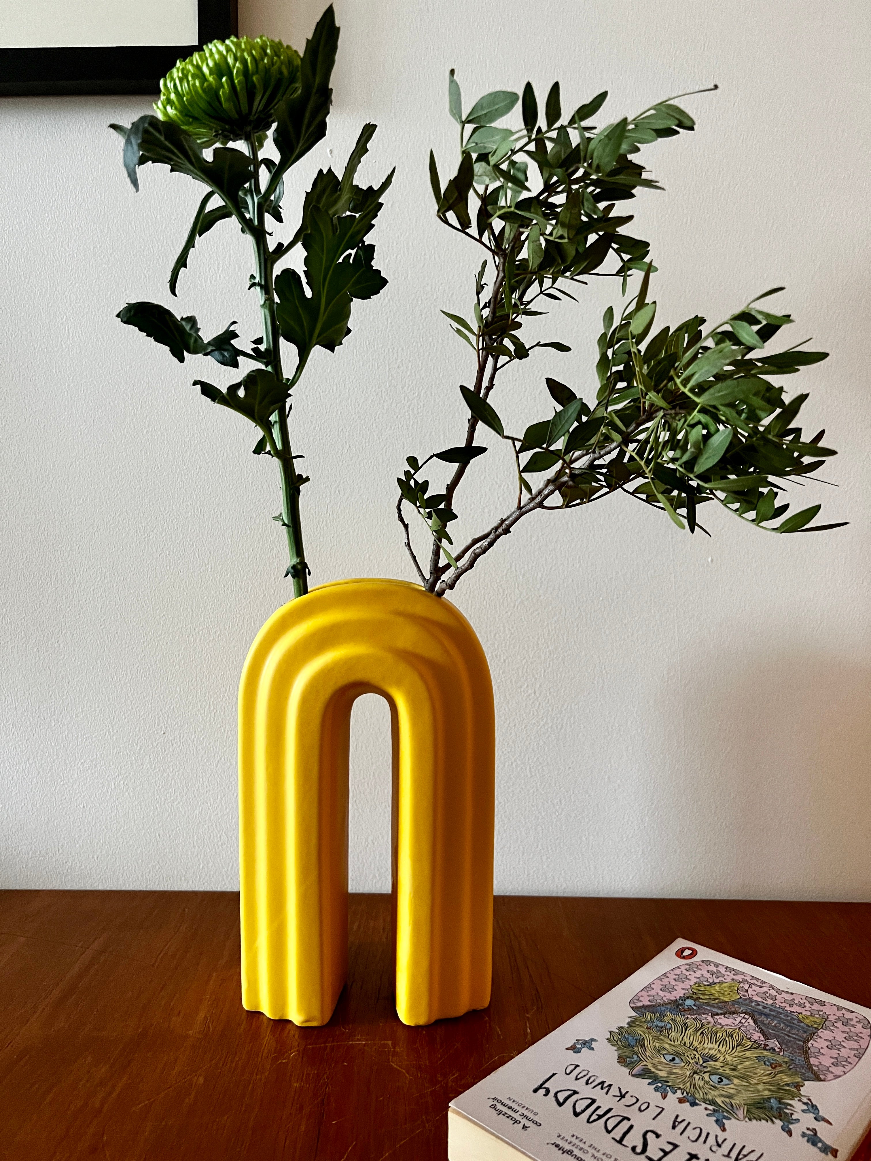 Large Rainbow Shaped Vase