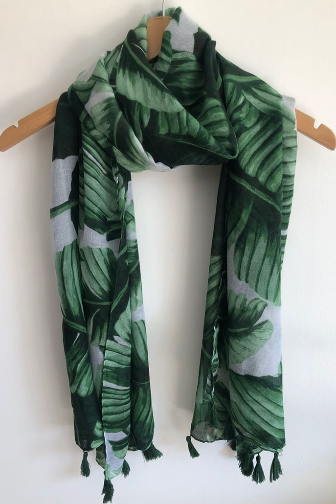 Hec Banana Print Scarf