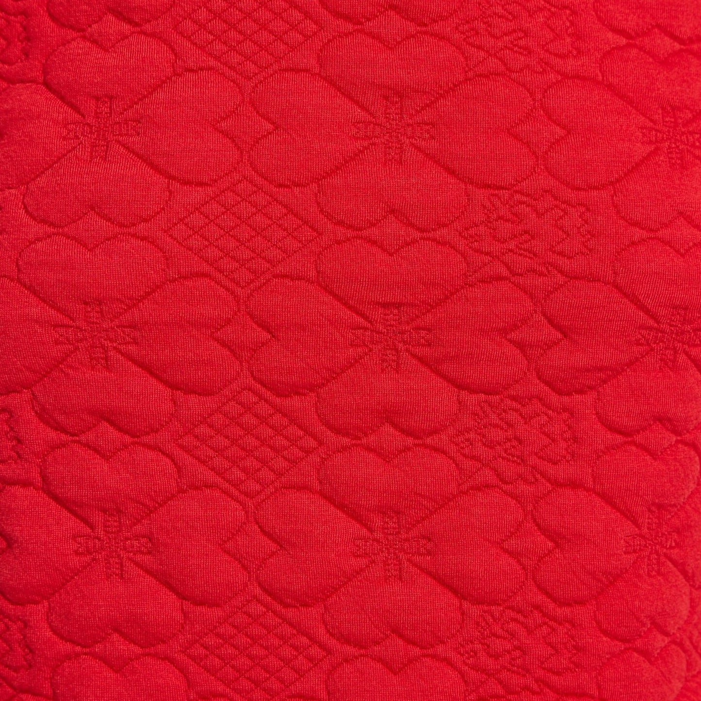Louche Jan Flower Quilted Sweatshirt - Red