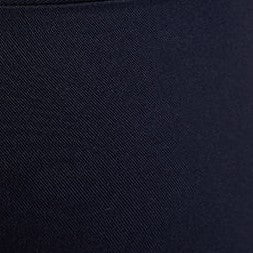 Louche Jaylo Slim Fit Cropped Trouser - Navy - Fabric & Print Detail