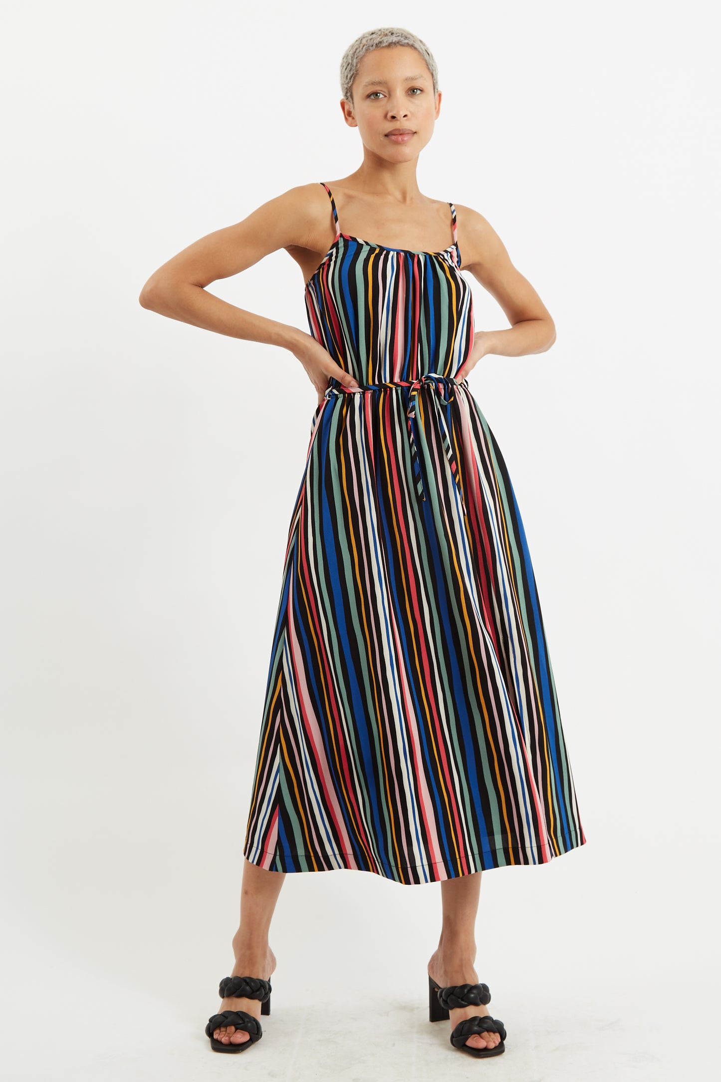 Joanna San Jose Stripe Midi Sundress