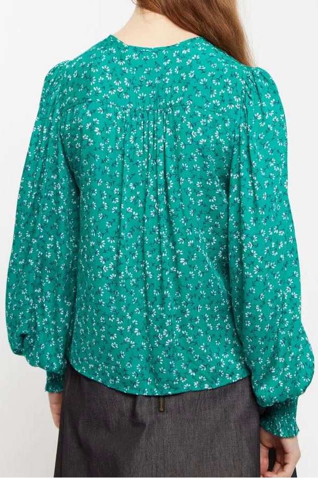 Kerstin Naive Ditsy Print Long Sleeve Blouse