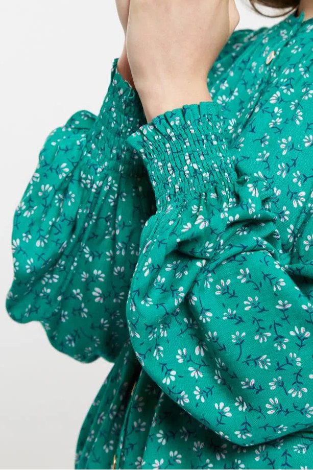 Kerstin Naive Ditsy Print Long Sleeve Blouse