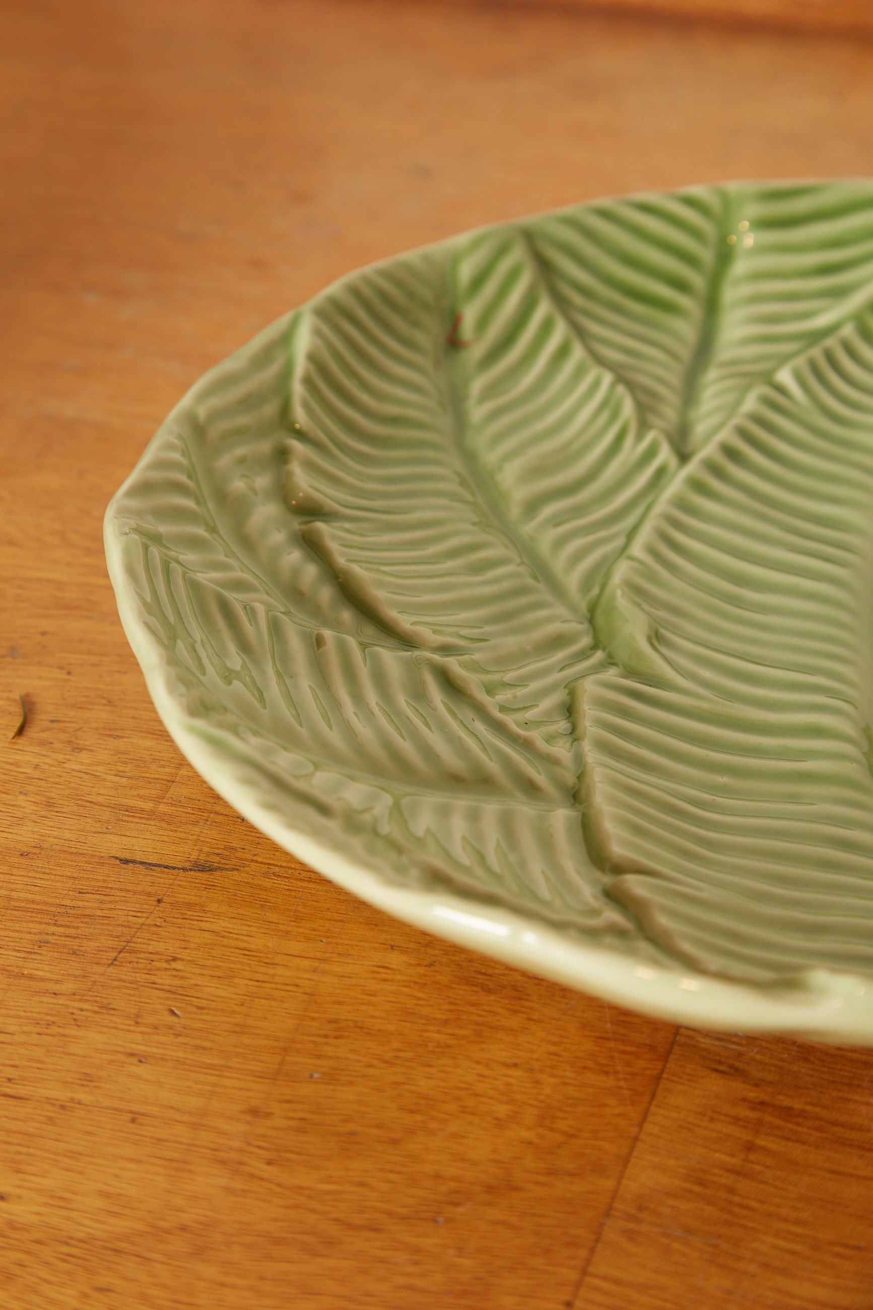 Large Embossed Fern Platter - Styled