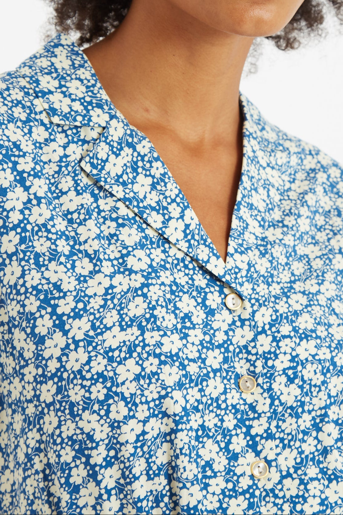 Mafalda Periwinkle Cropped Jumpsuit - Detail 2