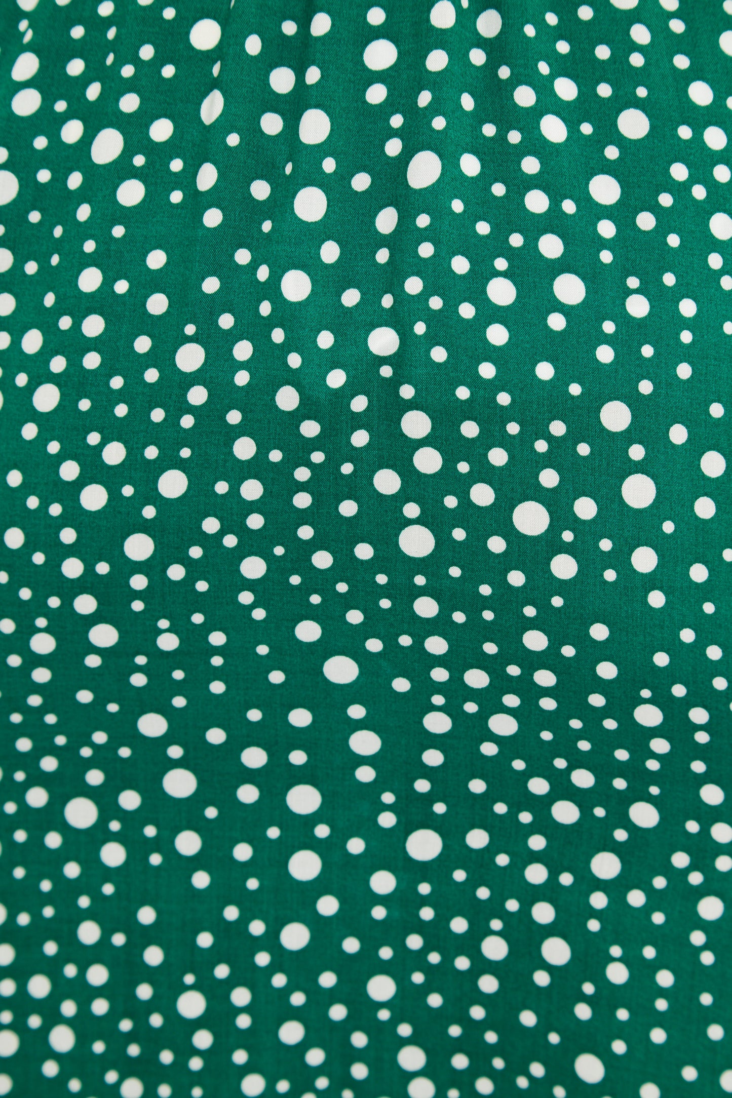 Louche Mara Spot ItÂ Print Ruffle Hem Wrap Midi Skirt Green