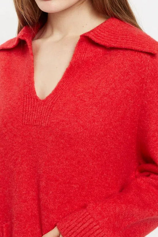 Margina Collared 2 Pocket Sweater - Detail 2