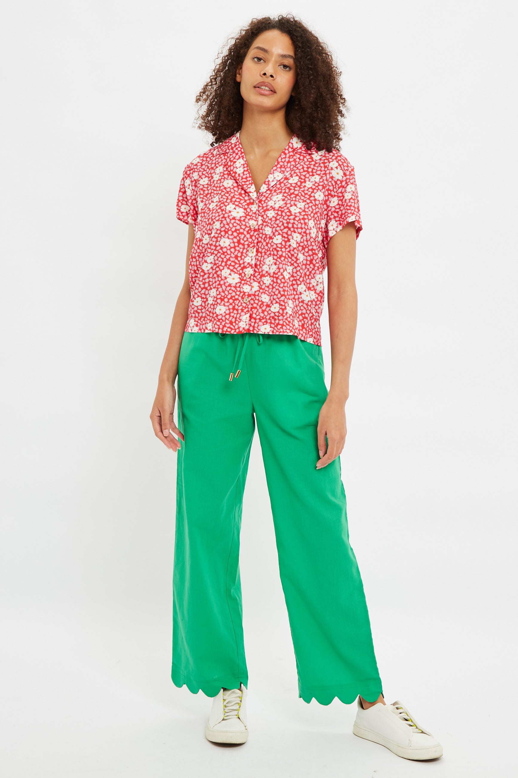 Marika Roaring Daisy Print Bowling Shirt - Detail 2