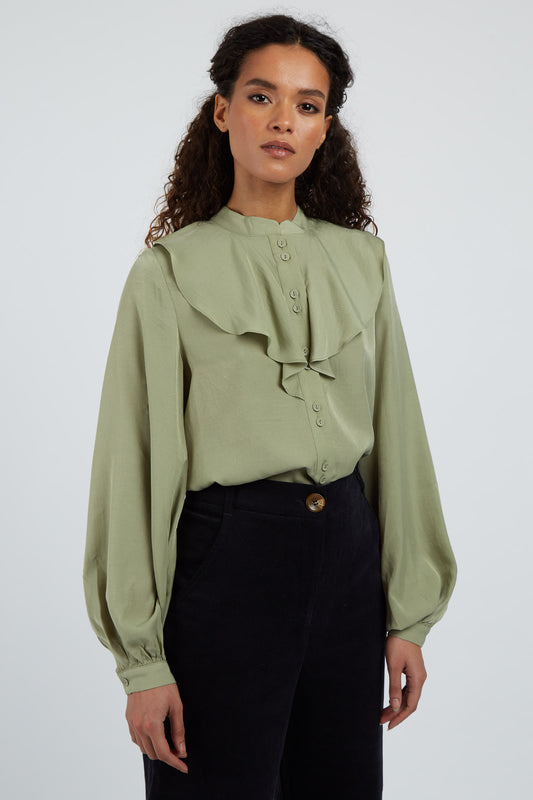 Louche Massimo Blouse Green