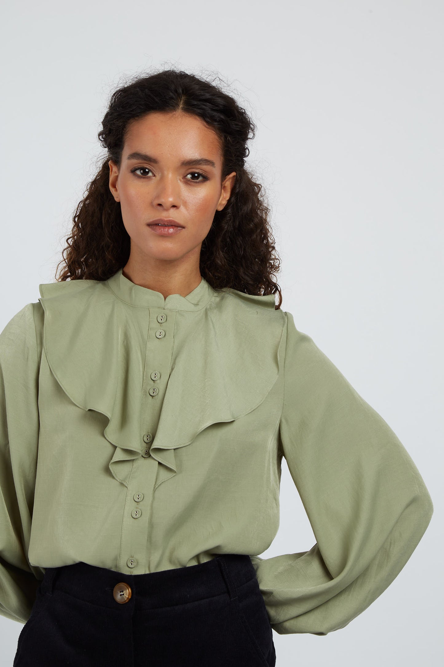 Louche Massimo Blouse Green