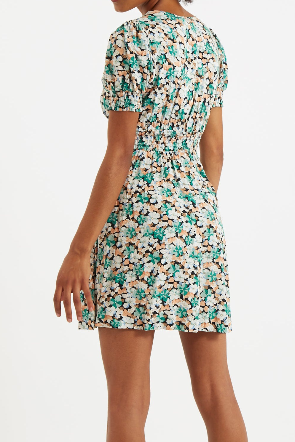 Merle Liseron V-Neck Mini Dress