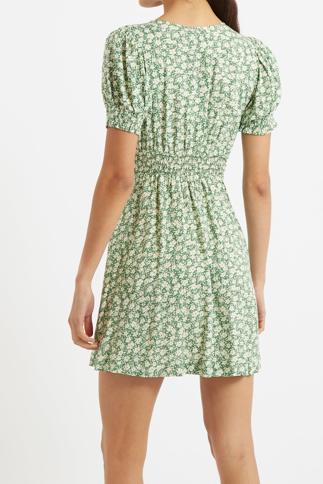 Merle Periwinkle V-Neck Mini Dress