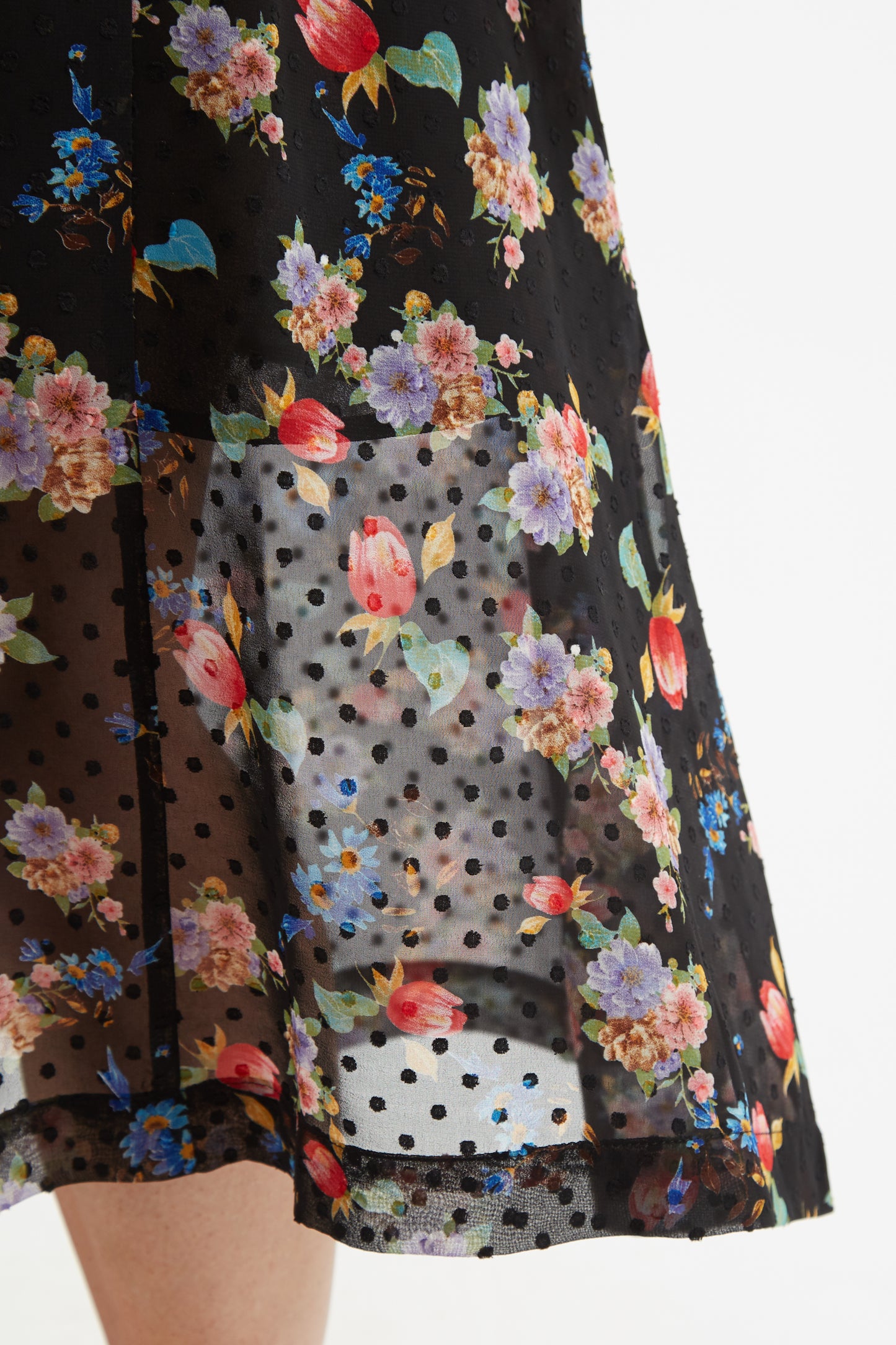 Nadine Carpathian Florals Print Midi Dress