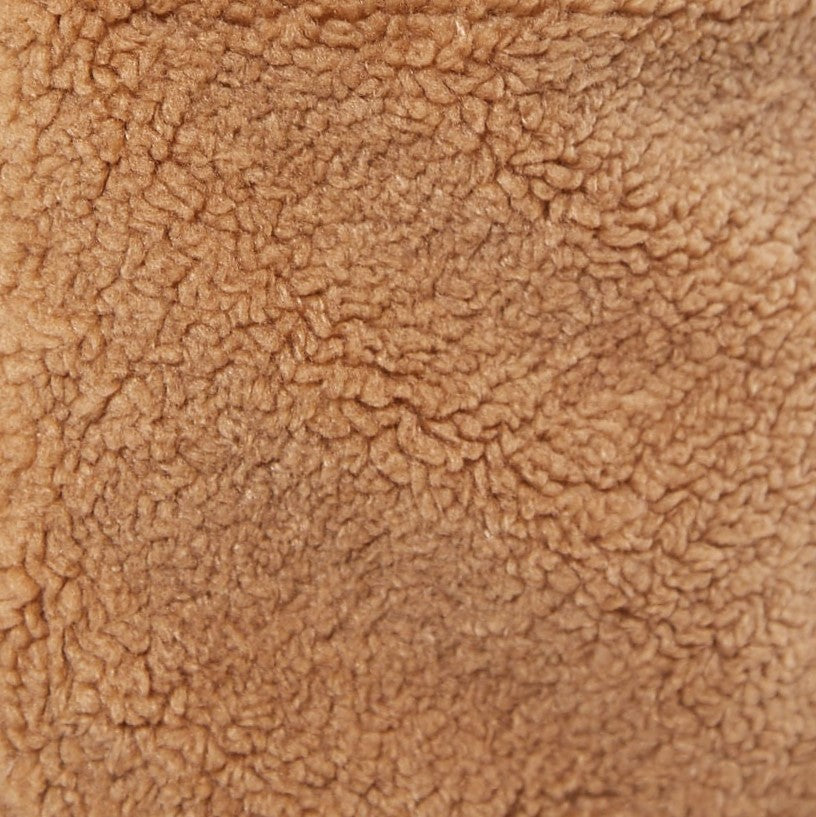 Louche Narimane Borg Duffle Coat - Camel - Fabric & Print Detail