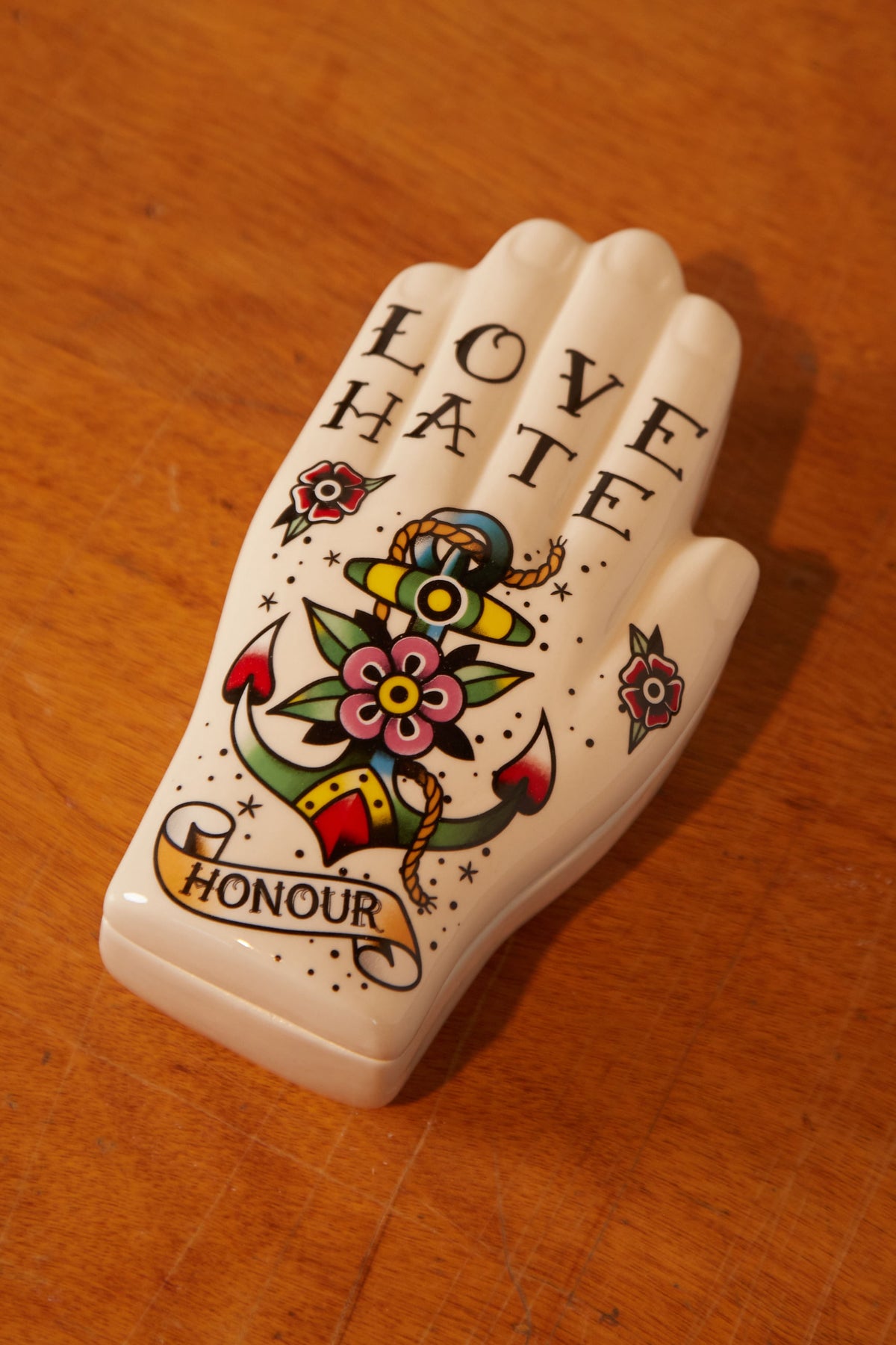 Palmistry Love Hate Trinket Box