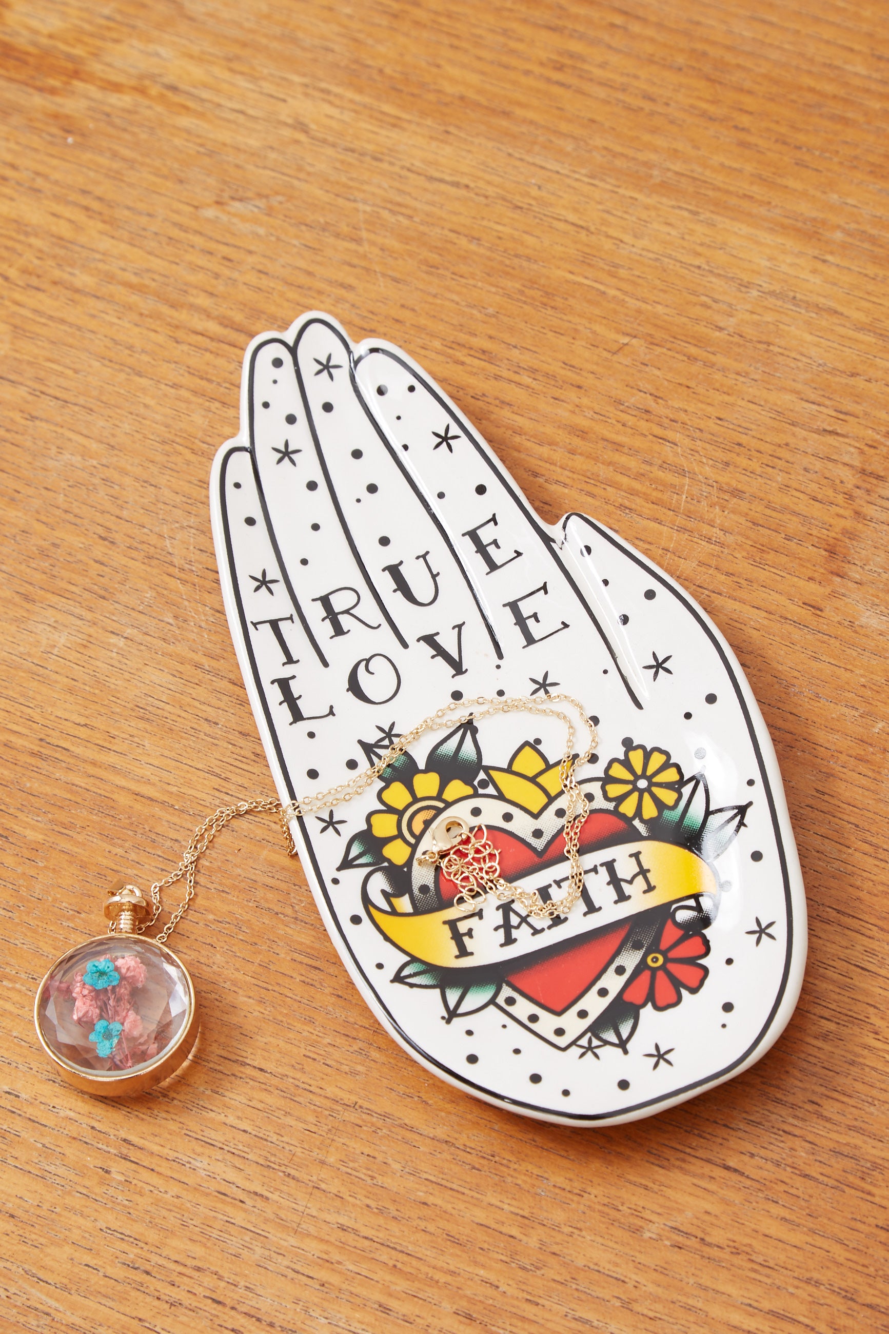 Palmistry Trinket Tray True Love - Front