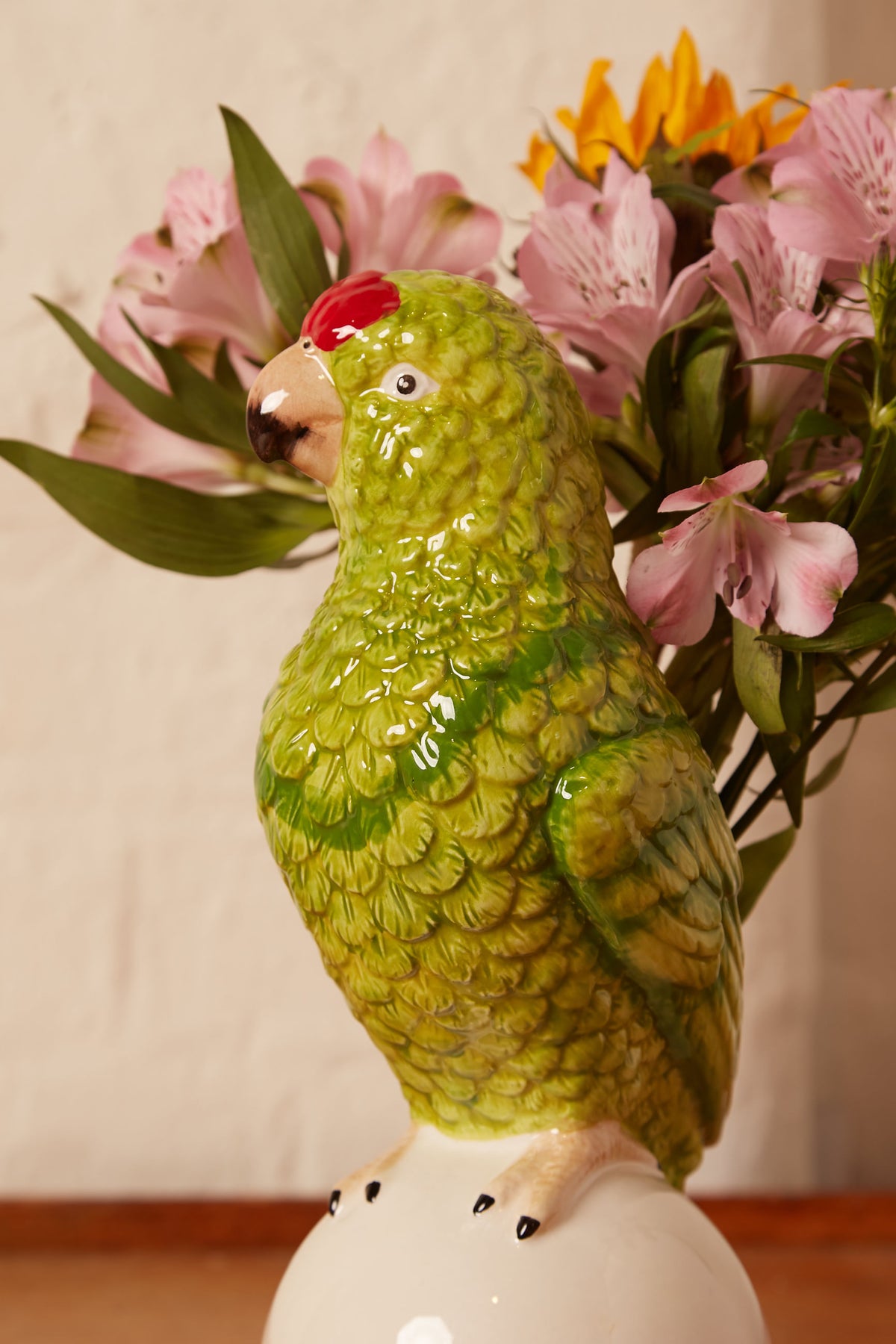 Parrot Vase