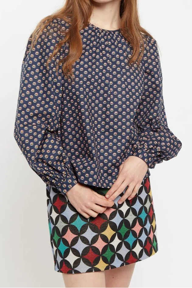Pax Jaipur Print Long Sleeved Blouse