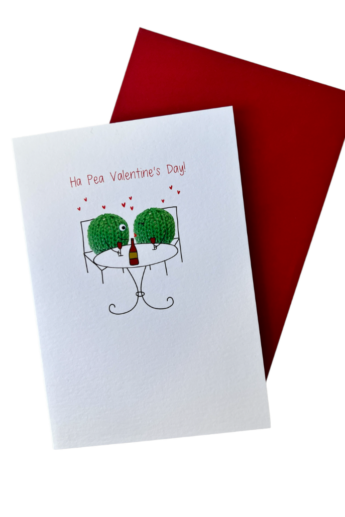 Ha Pea Valentine's Card