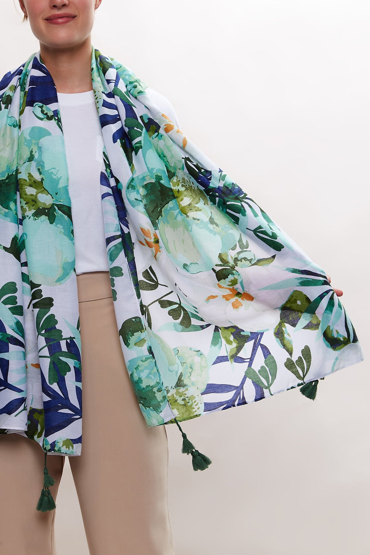 Peony Printed Scarf