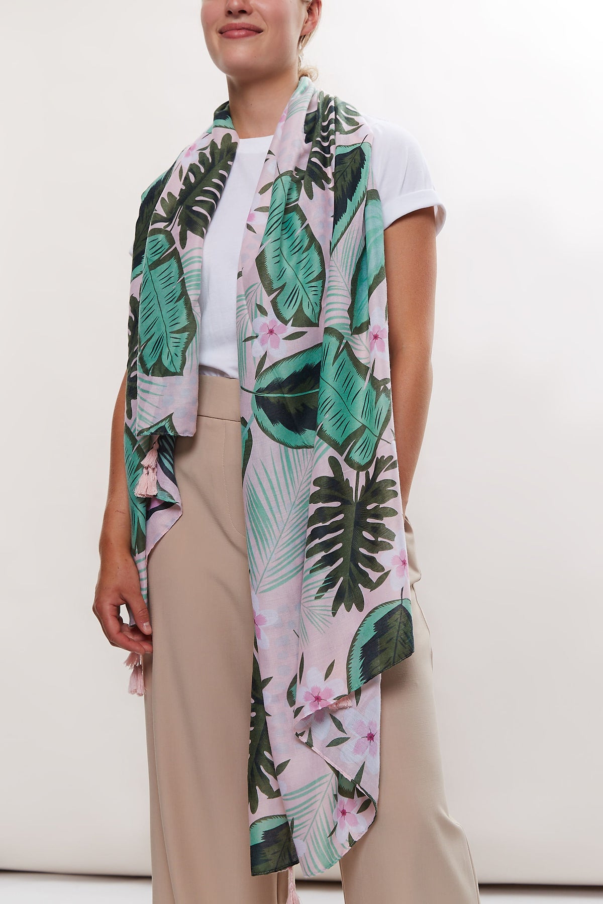 Plant Printed Scarf