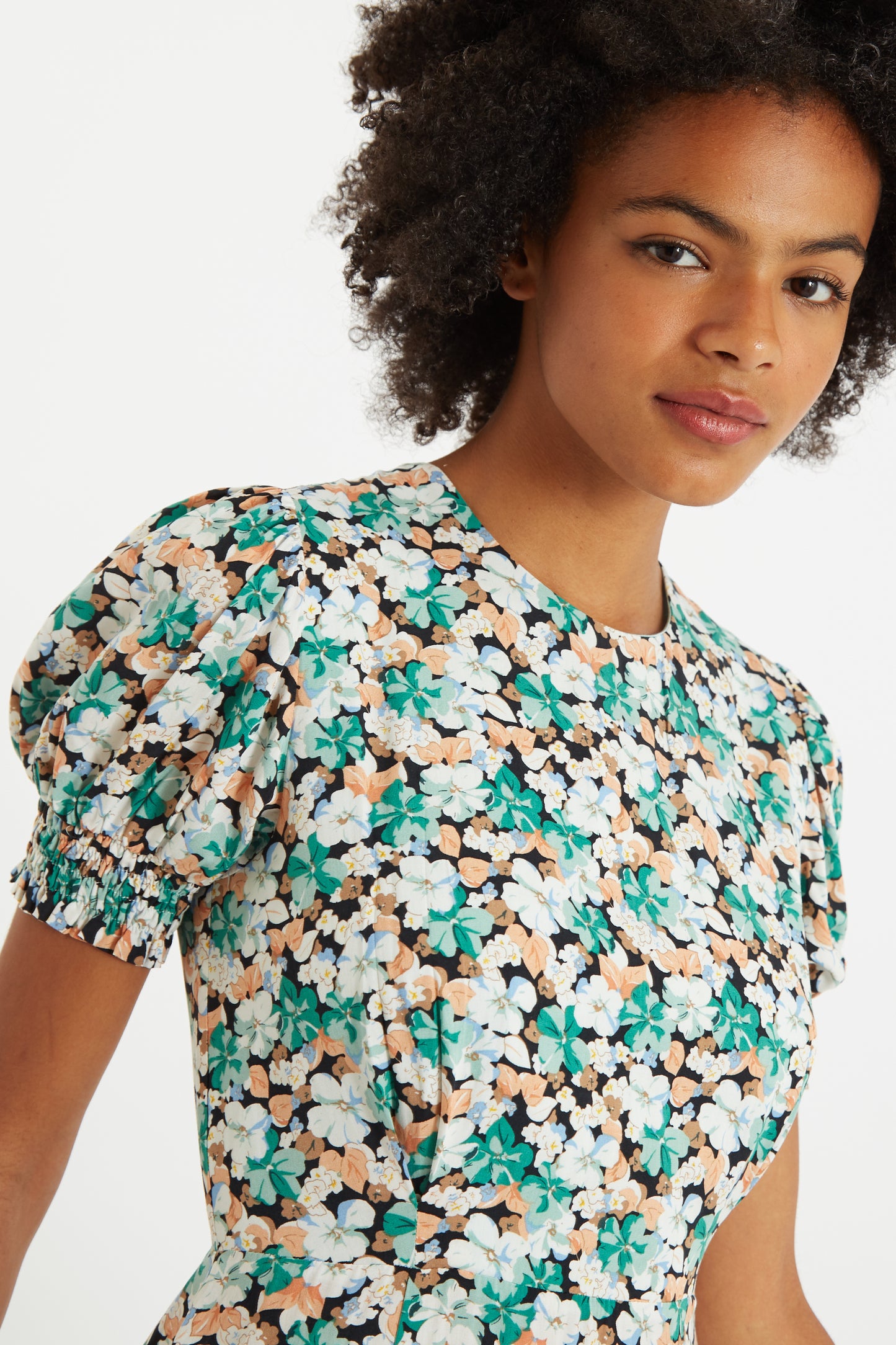 Romola Liseron Laced Back Midi Dress