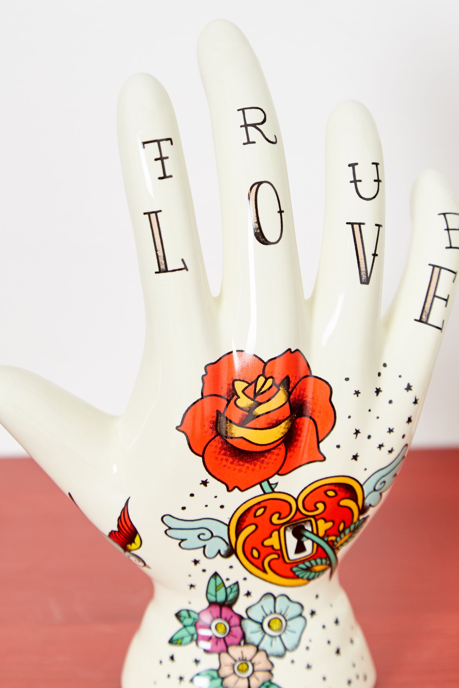 Rose Phrenology Hand - Detail 1