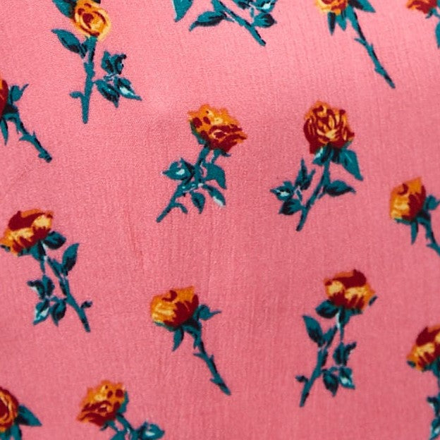 Rialto Rose Print Midi Strappy Sundress