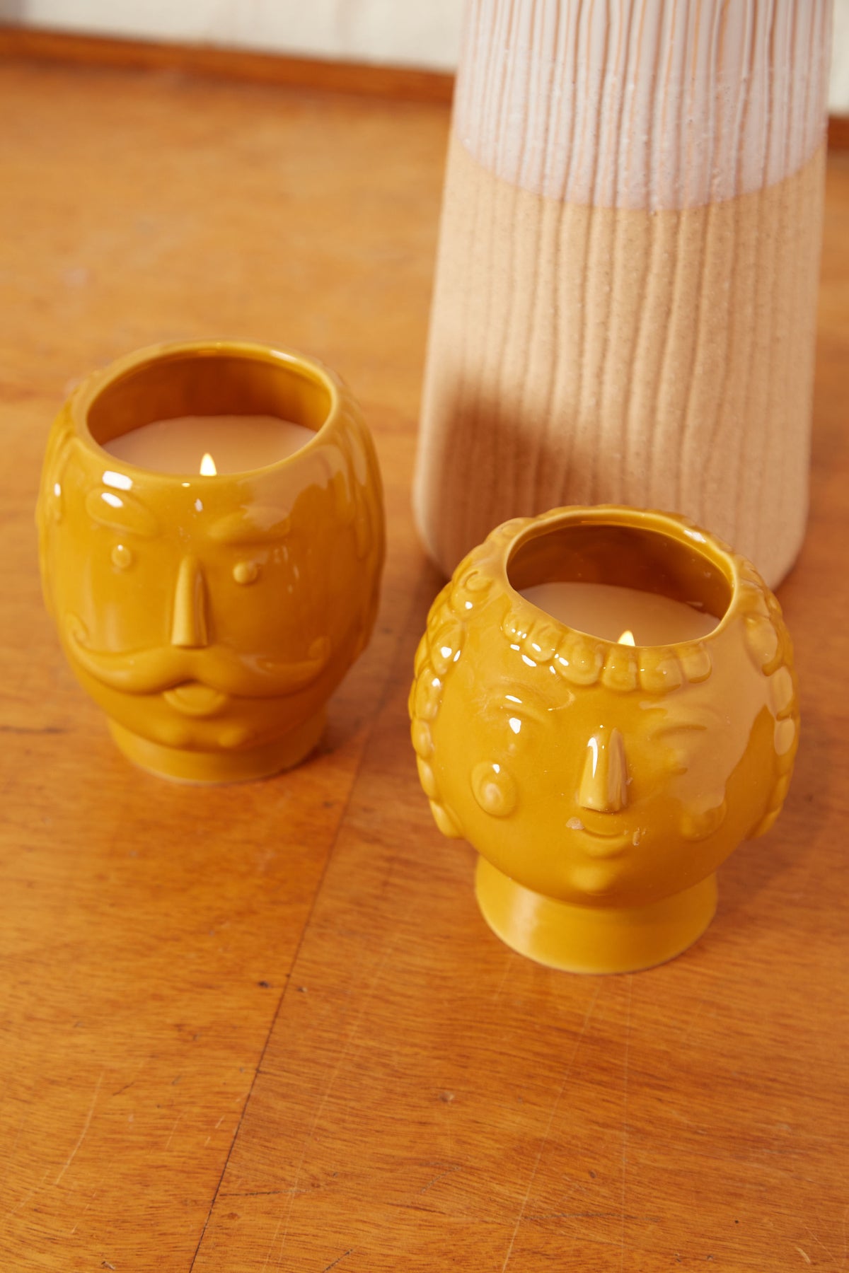 Set 2 Mr Mrs Candles