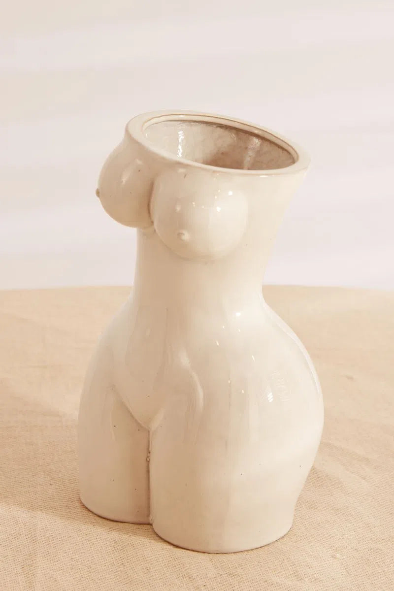 Small Voluptuous Female Body Vase