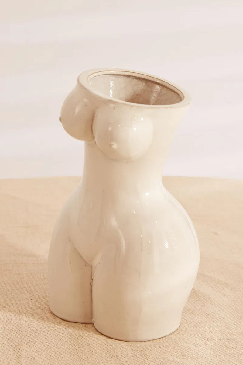 Small Voluptuous Female Body Vase