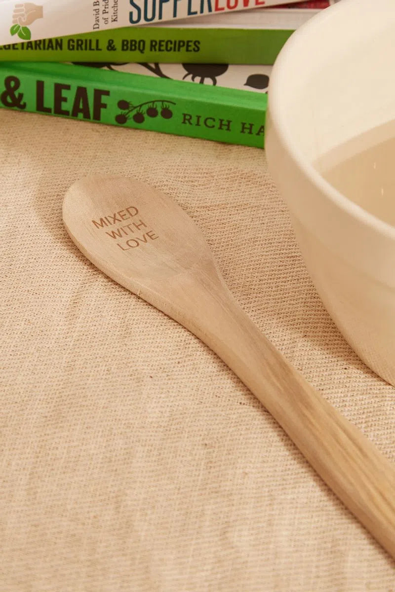 Mixed With Love Wooden Spoon
