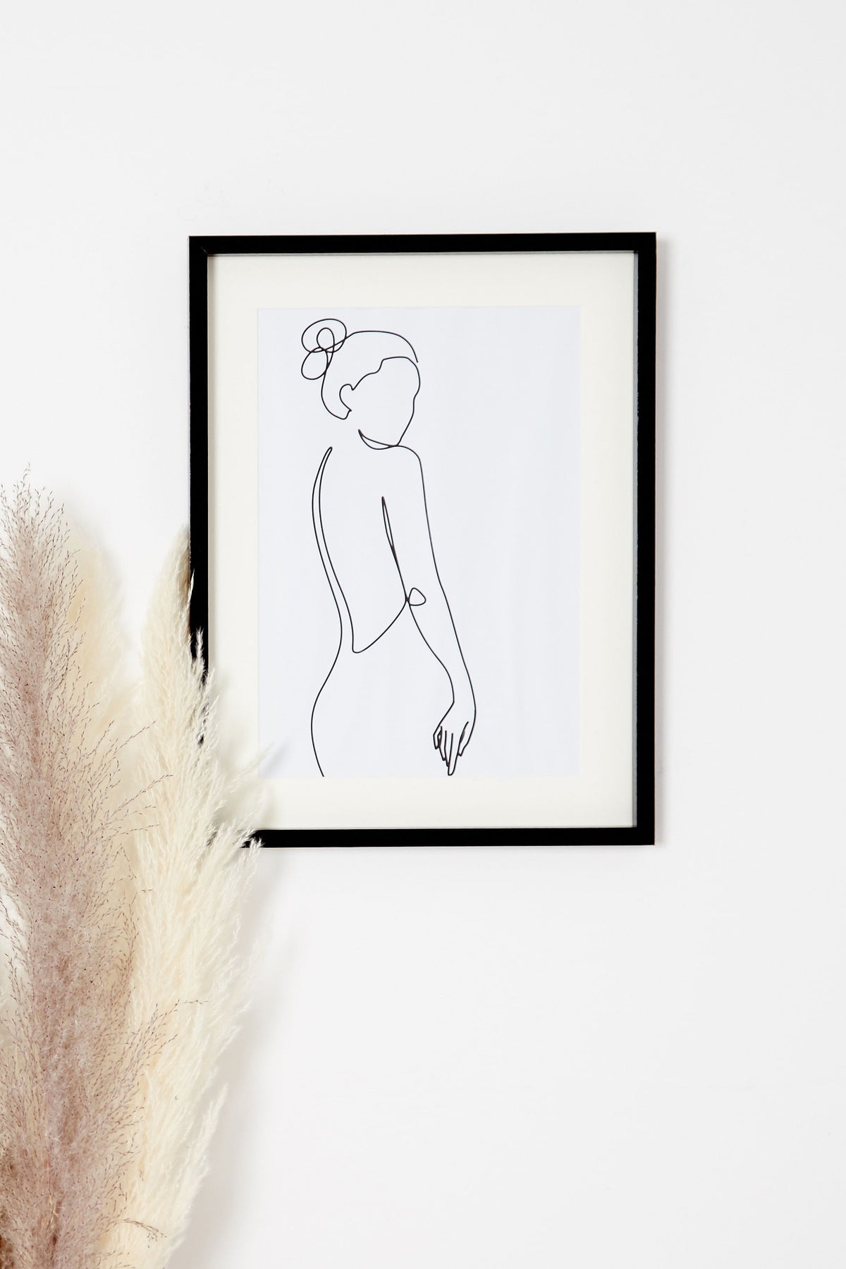 Standing Woman Framed Wall Art