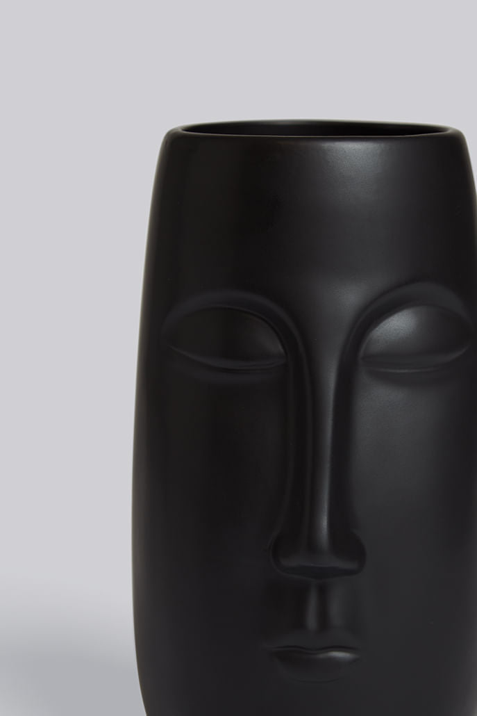 Tall Pagan Vase Black