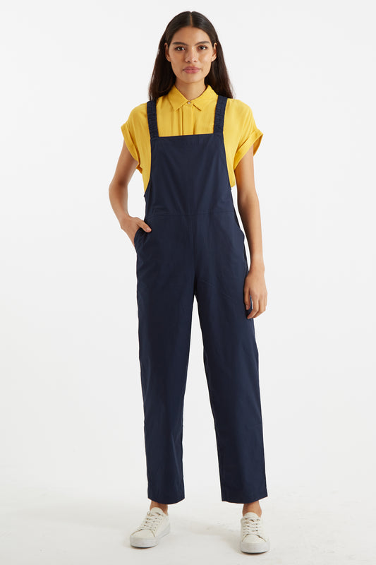 Tippie Poplin Dungarees Navy