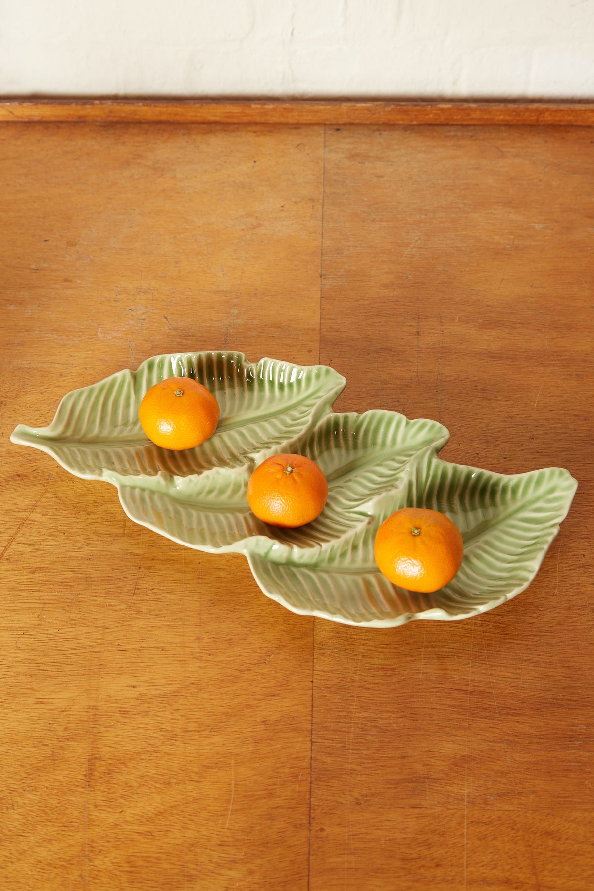 Triple Fern Leaf Plate