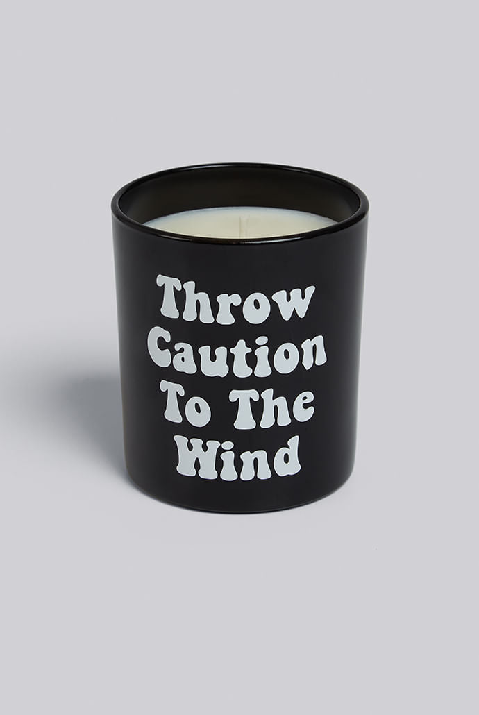 Throw Caution To The Wind Candle - Styled