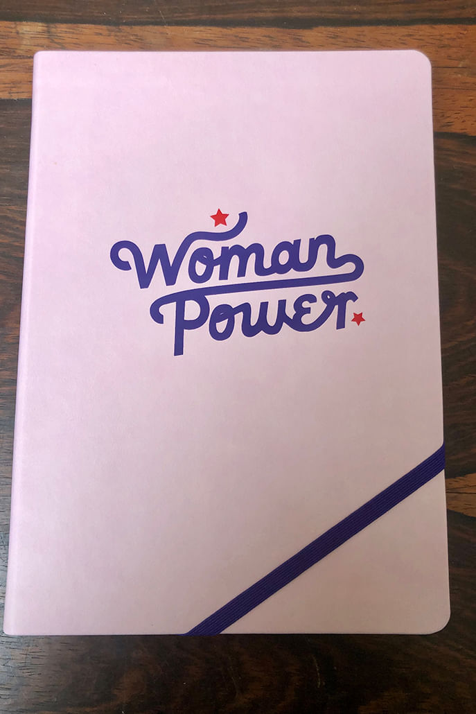 Woman Power A5 Ruled Notebook