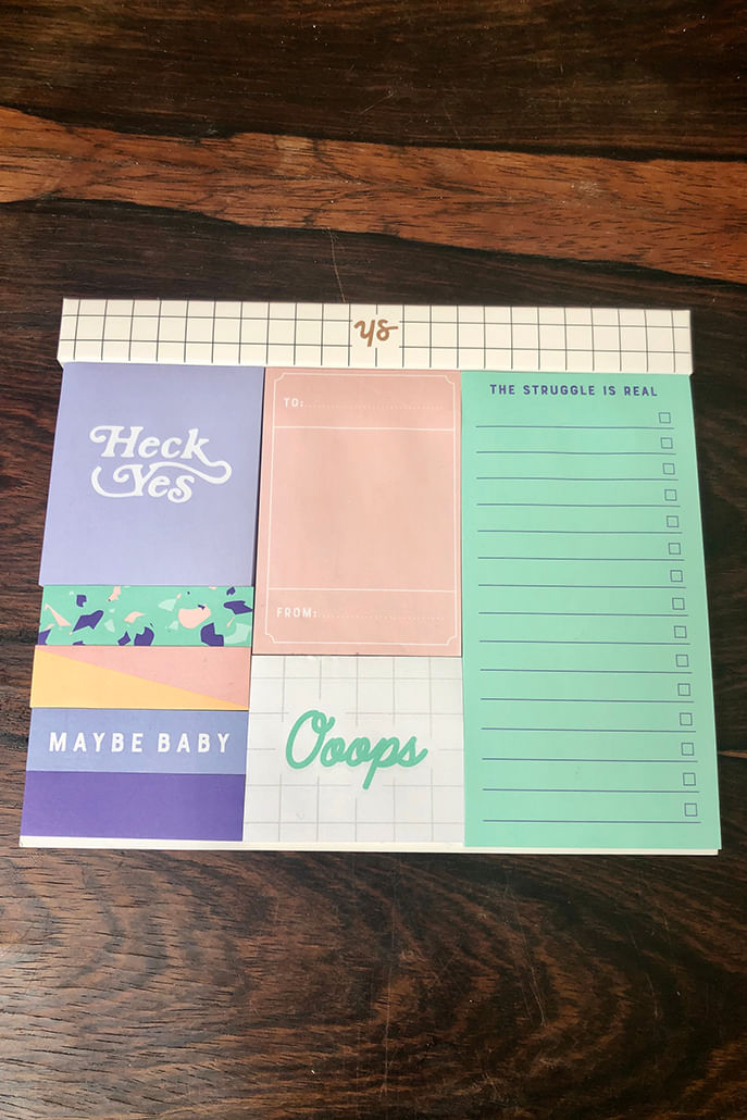 Heck Yes Sticky Notes – JOY