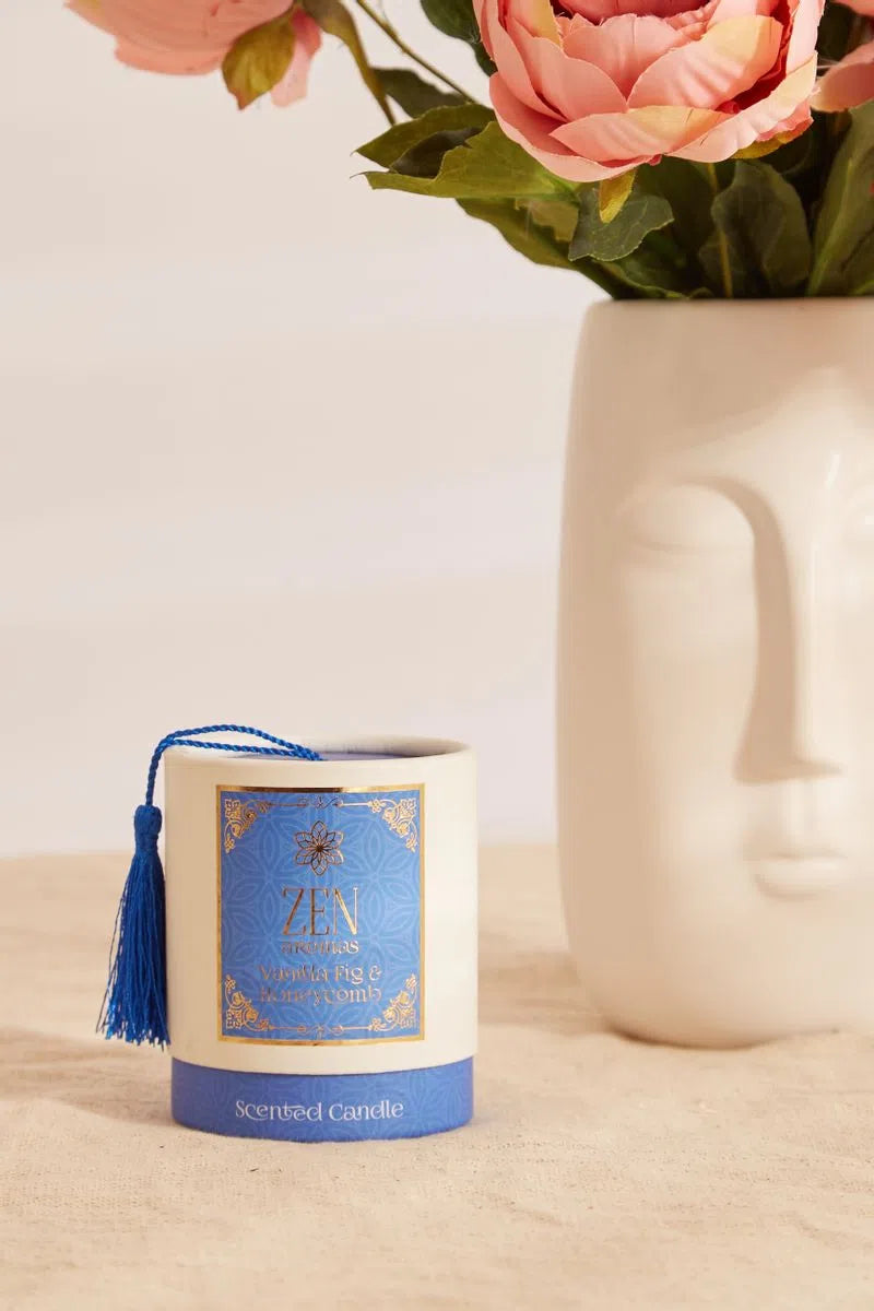 Vanilla, Fig and Honeycomb Scented Zen Candle