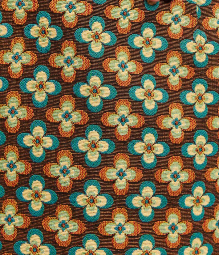 Louche Aubin Deco Fleur Jacquard  Mini Skirt