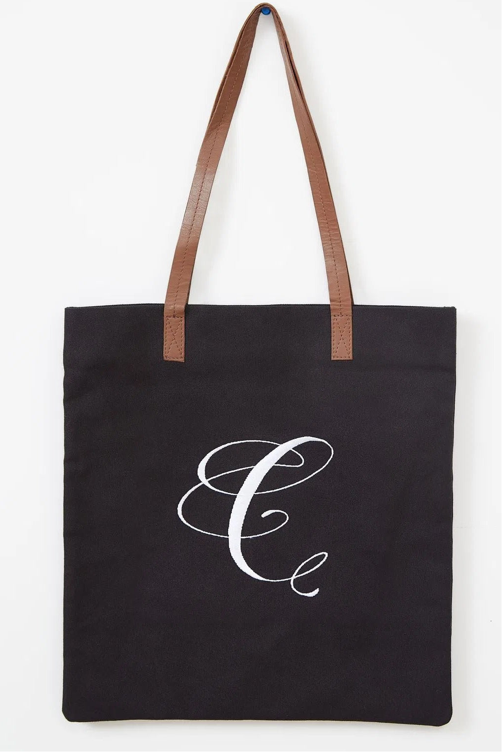 Cara Letter Canvas Tote Bag