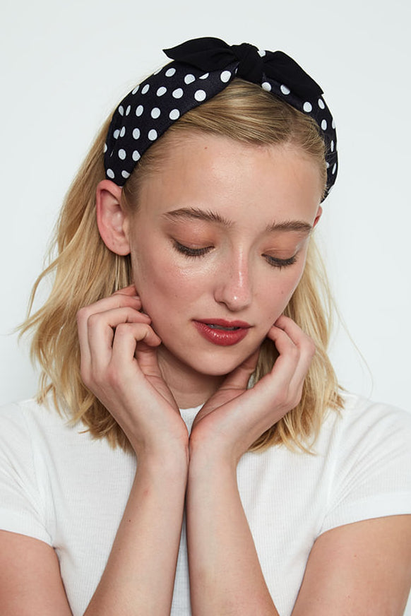 Louche Ezekiel Spotted Headband - Front